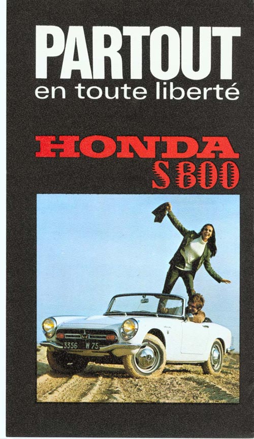 Honda S800 Brochure Page 2