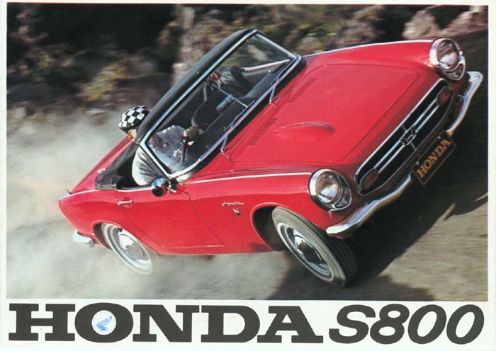 Honda S800 Brochure Page 1